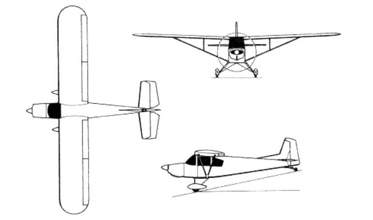 AERO BOERO AB-150 AB15 3D view