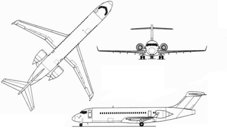 COMAC ARJ-21-700 Xiangfeng COMAC ARJ-21-700 AJ27 3D view