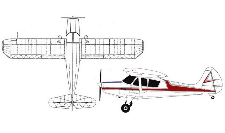 AERONCA 15 Sedan AR15 3D view