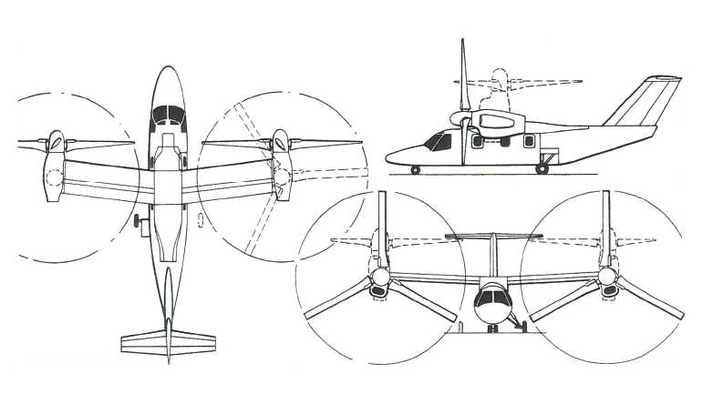 AGUSTAWESTLAND AW-609 BELL-AGUSTA BA-609 B609 3D view