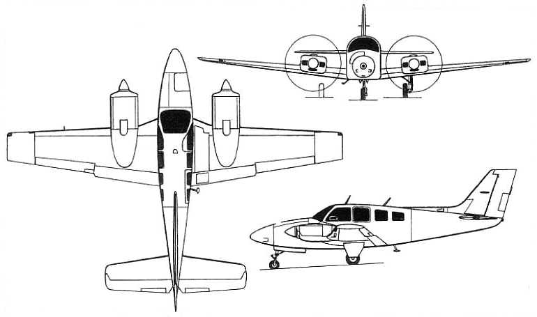 BEECH 58 Baron BEECHCRAFT 58 Baron COLEMILL Foxstar Baron 58 HAWKER BEECHCRAFT 58 Baron RAYTHEON 58 Baron BE58 3D view