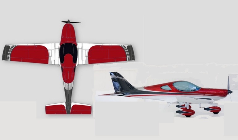 BRM AERO Bristell B23 BR23 3D view