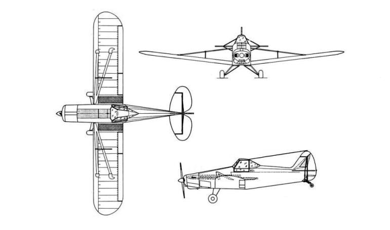 AERO COMMANDER B-1 Ag Commander IMCO Callair B-1 NORTH AMERICAN ROCKWELL B-1 Snipe Commander CLB1 3D view