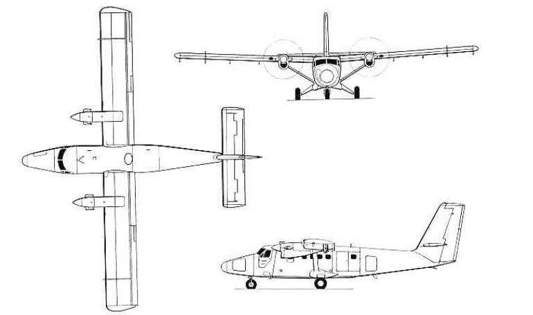 DE HAVILLAND CANADA CC-138 Twin Otter DE HAVILLAND CANADA DHC-6 Twin Otter DE HAVILLAND CANADA UV-18 Twin Otter SCENIC DHC-6 Vistaliner VIKING (2) DHC-6 Twin Otter DHC6 3D view
