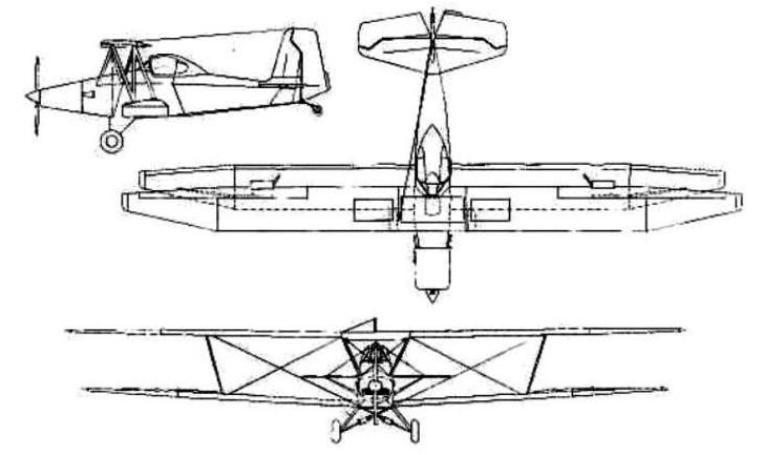 BELLANCA DW-1 Eagle EAGLE DW-1 Eagle DW1 3D view