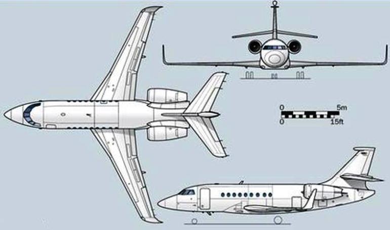 DASSAULT Falcon 6X FA6X 3D view