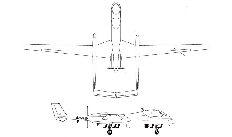 NORTHROP GRUMMAN R-03 Firebird NORTHROP GRUMMAN H-03 Firebird FRBD 3D view