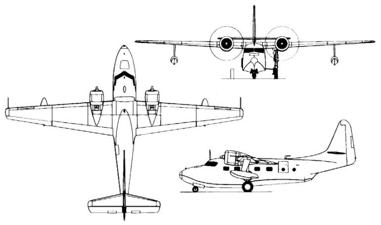 GRUMMAN G-73 Mallard G73 3D view