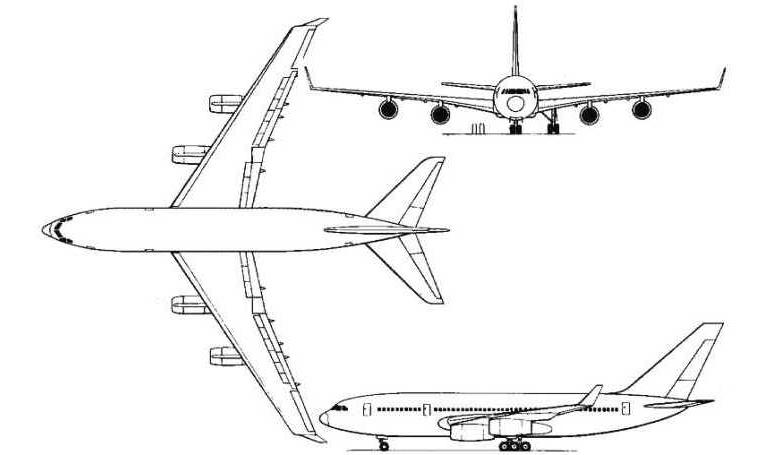 ILYUSHIN Il-96 IL96 3D view