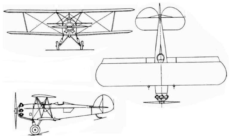 FAIRCHILD (1) KR-34 KREIDER-REISNER C-4 Challenger KR34 3D view