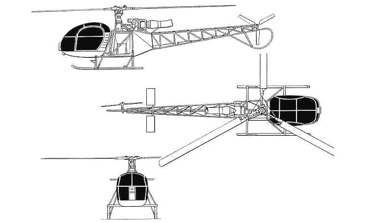AEROSPATIALE SA-315 Lama EUROCOPTER SA-315 Lama HELIBRAS HB-315 Gaviao HINDUSTAN SA-315 Cheetah HINDUSTAN SA-315 Cheetal HINDUSTAN SA-315 Lancer SUD SA-315 Lama LAMA 3D view
