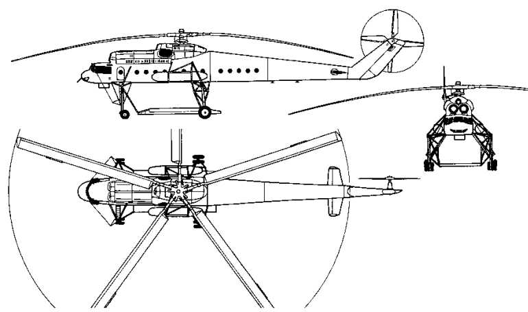 MIL Mi-10 MI10 3D view