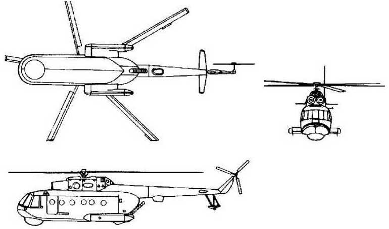 MIL Mi-14 MI14 3D view