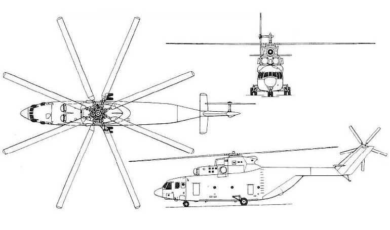MIL Mi-26 MI26 3D view
