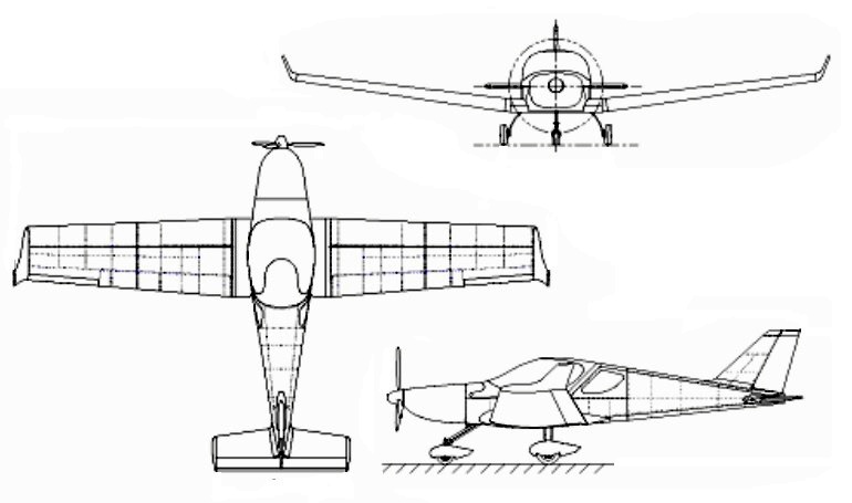 BRM AERO NG-4 ROKO AERO NG-4 ROKO AERO NG-4 Prodigy 4 NG4 3D view