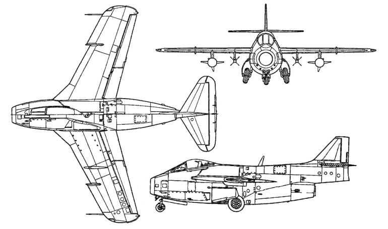 SAAB 29 SAAB J29 SB29 3D view