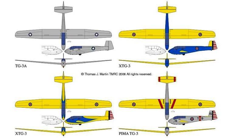 SCHWEIZER SGM-2-37 SCHWEIZER TG-7 SG37 3D view