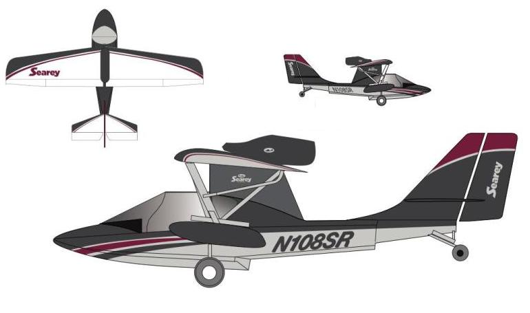 PROGRESSIVE AERODYNE SeaRey SREY 3D view
