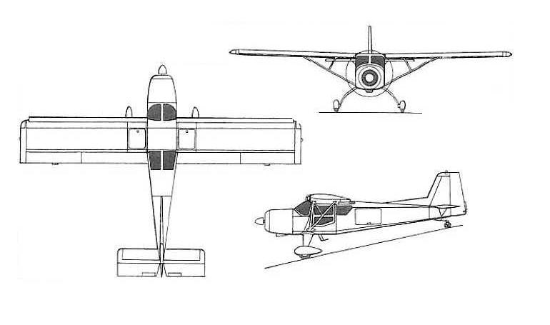 AEROPROGRESS T-411 Aist-2 KHRUNICHEV T-411 Aist KHRUNICHEV T-411 Wolverine T411 3D view