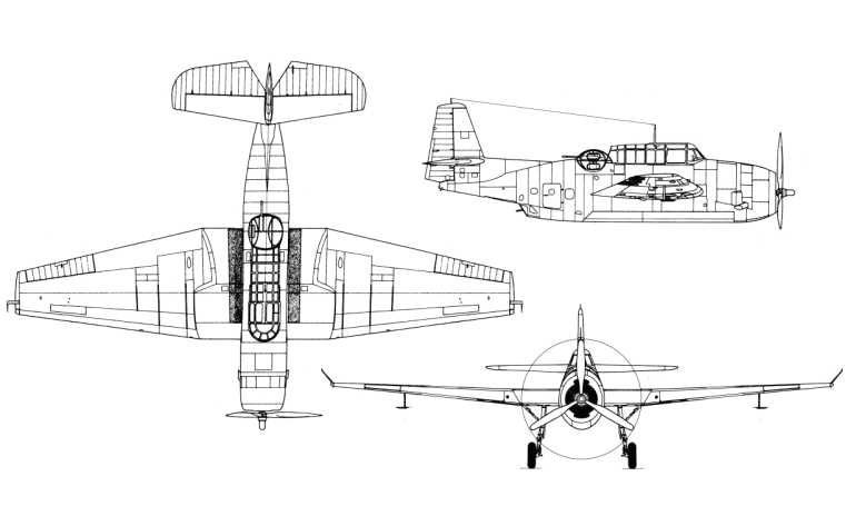 GENERAL MOTORS TBM Avenger GRUMMAN G-40 Avenger GRUMMAN TBF Avenger TBM 3D view