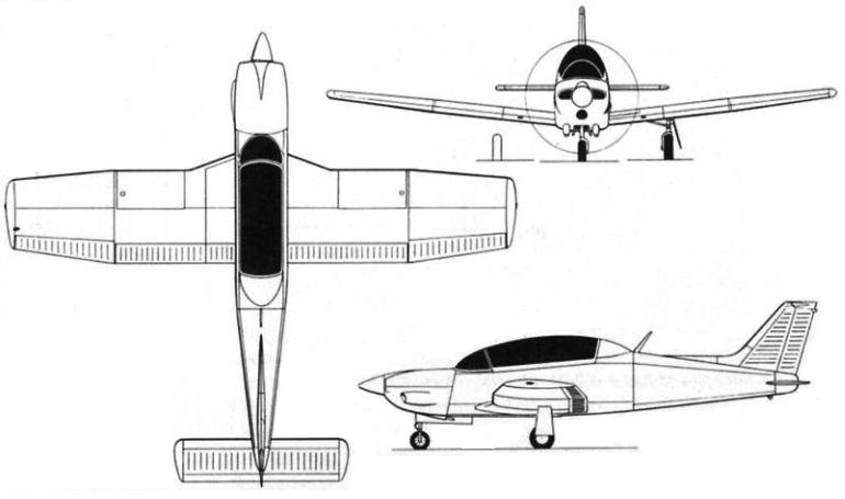 ENAER T-35DT Turbo Pillan ENAER T-35TX Aucan TPIL 3D view