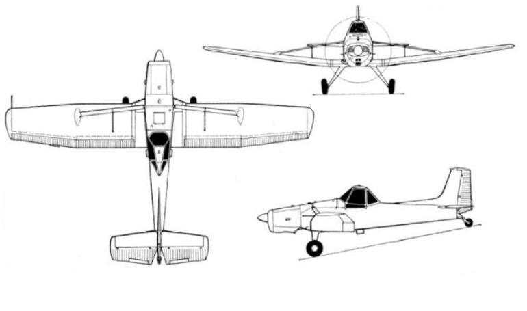 UTVA 65 Privrednik UT65 3D view