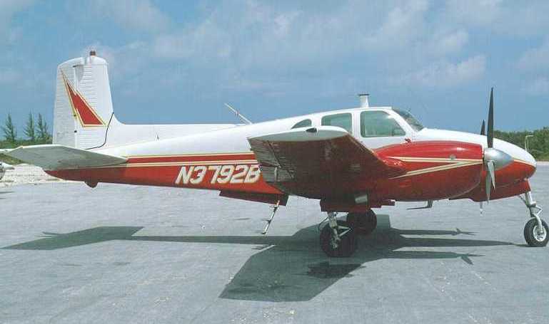 BEECH 50 Twin Bonanza BEECH RU-8 Seminole BEECH U-8D Seminole BEECH U-8E Seminole BEECH U-8G Seminole EXCALIBUR Excalibur SWEARINGEN Excalibur BE50 aircraft photograph