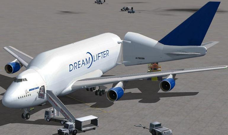 BOEING 747-400LCF Dreamlifter BLCF aircraft photograph